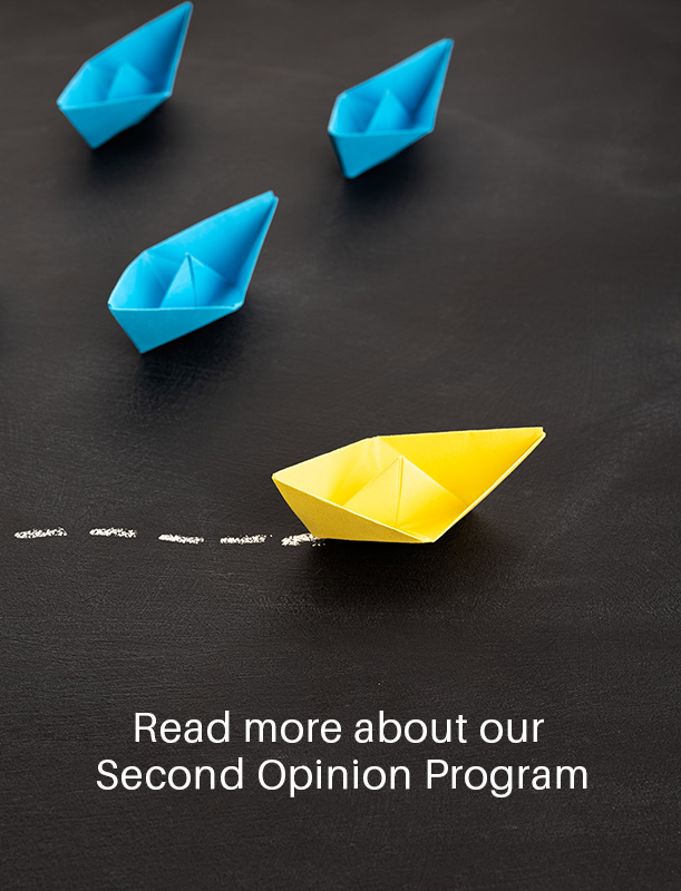Second Opinion Program information graphic