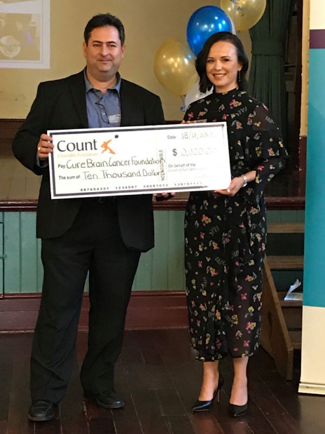Community donation presentation supported by Assured
